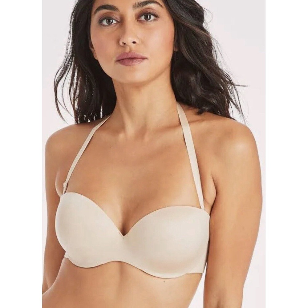 NWT WOMEN Nude 40DD MAIDENFORM‎  STRAPLESS LIFT UNDERWIRE BRA STYLE # SN0004